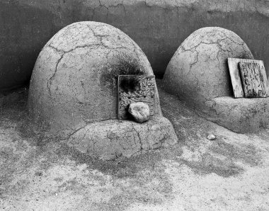 Pueblo Hornos Ovens clipart