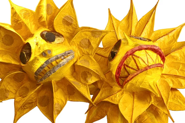 2 つの太陽パレード小道具 — ストック写真