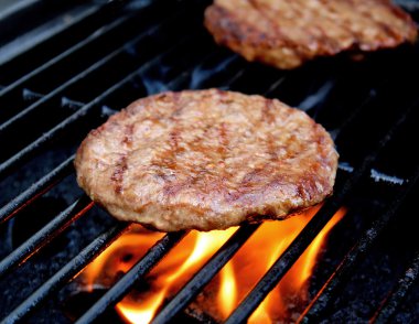 Burgers On The Grill clipart