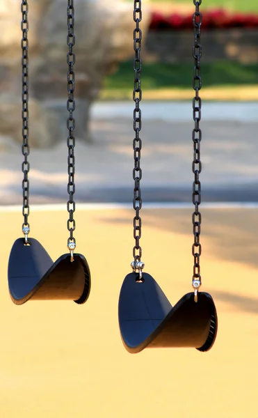 Swings At Playground — Stock Photo, Image