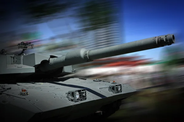 Bojový tank — Stock fotografie