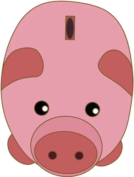 Pig moneybox — Stock Vector