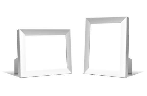 Witte frames — Stockvector