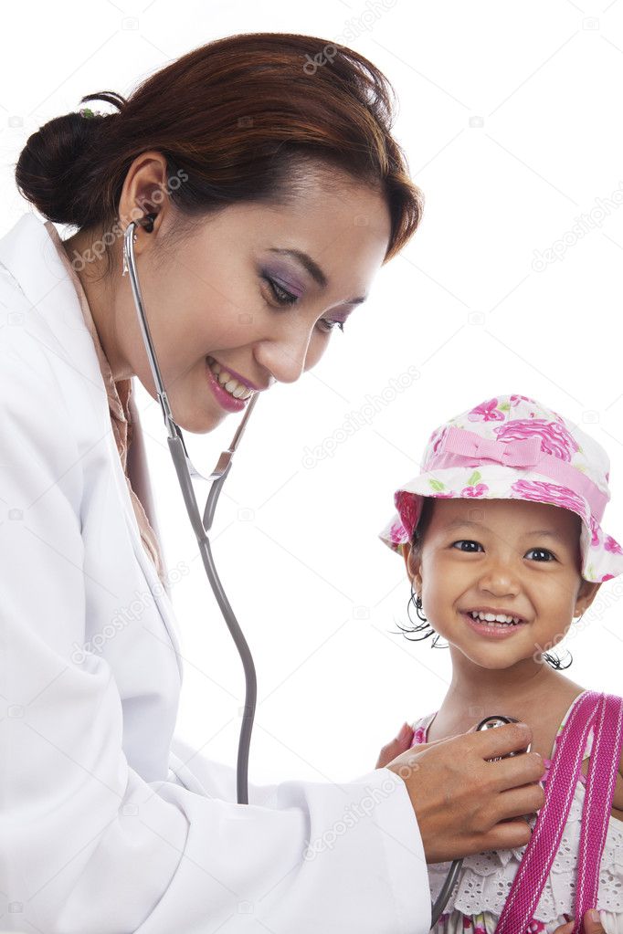 Child medical check-up Stock Photo by ©realinemedia 10987398