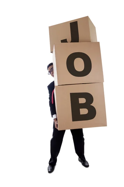 Att få tunga jobb — Stockfoto