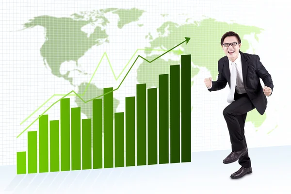 Expressive Asian Businessman — Stock Photo, Image
