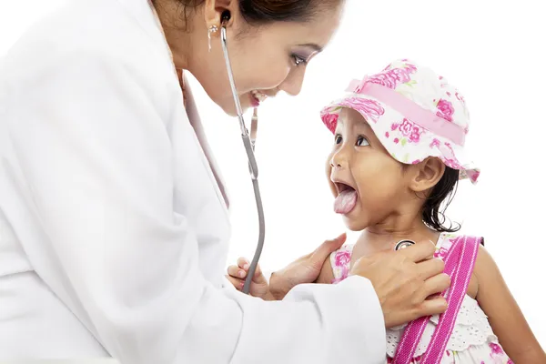 Pediatra femenina — Foto de Stock