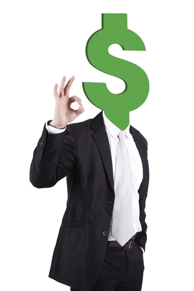 Young Businessman with an OK — Stock Photo, Image