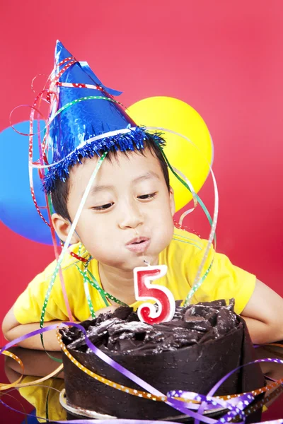 Celebración del quinto cumpleaños — Foto de Stock