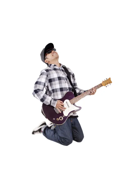 Performance of musician — Stock Photo, Image