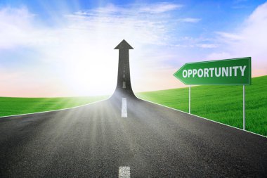 The way to gain opportunity clipart