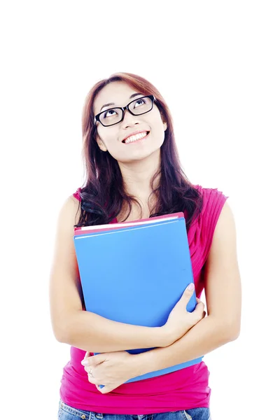 Smilling college student — Stock Photo, Image