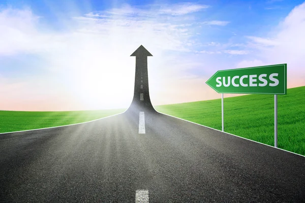 El camino hacia el éxito — Foto de Stock