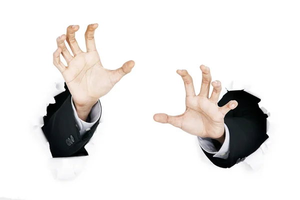 Hands scratching — Stock Photo, Image