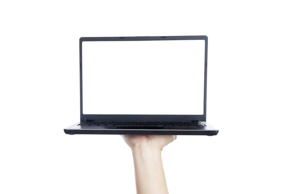 Blank skärm av ultrabook laptop — Stockfoto