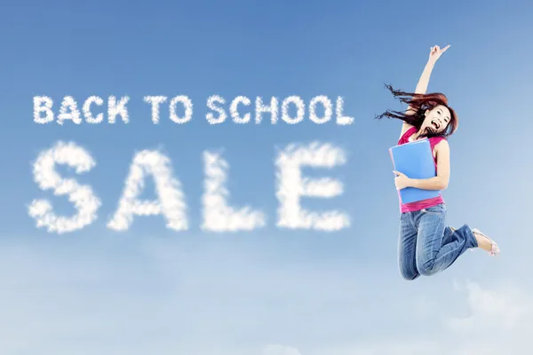 Vissza ehhez: iskola eladó fogalom — Stock Fotó