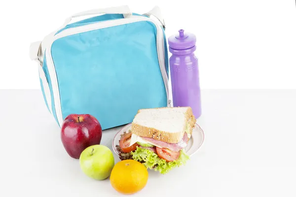 A gyermek iskolai ebéd — Stock Fotó