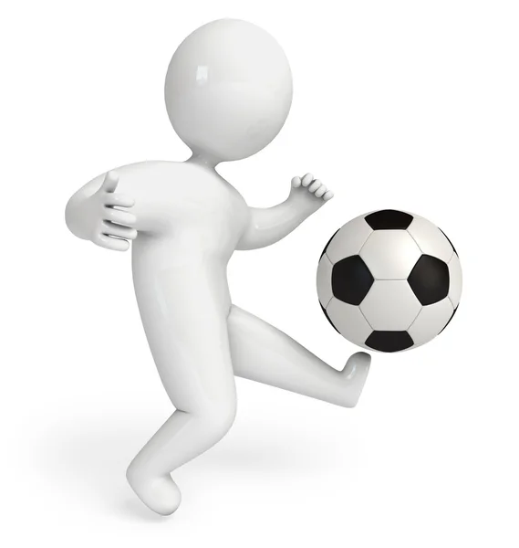 Fußball spielen — Stockfoto