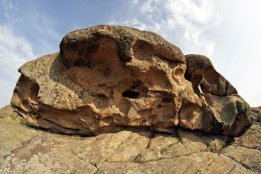 Rock erozyon. yıpranmış. jeolojik oluşumlar