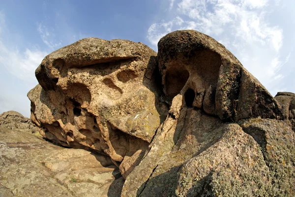 Rock erózió. Átvészelte. Geológiai formációk — Stock Fotó