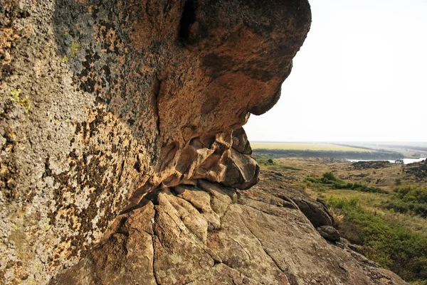 Rock erosion. vittrad. geologiska formationer — Stockfoto