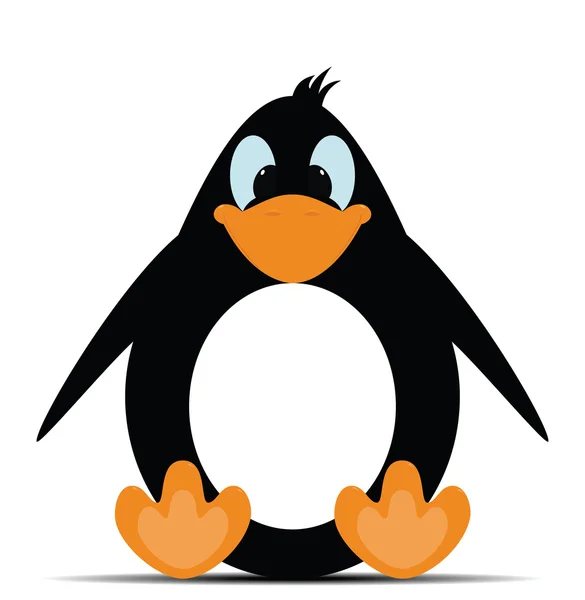Tučňák hračka ve vektoru — Stockový vektor