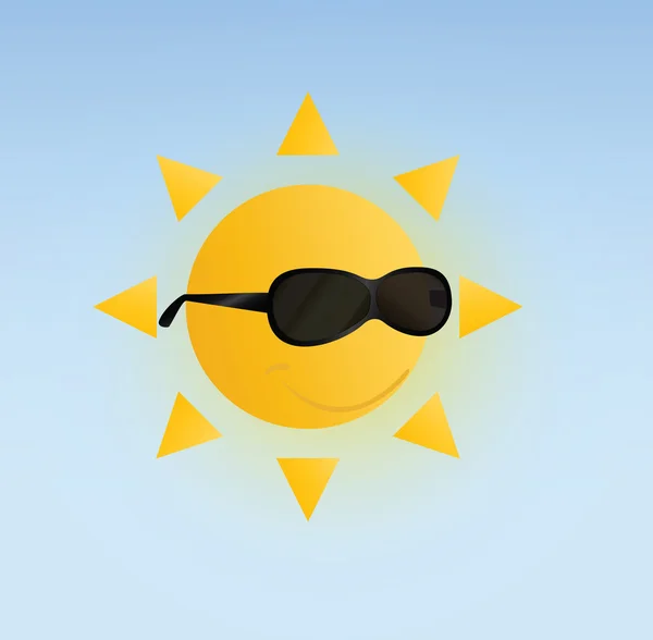 Ήλιο στην εικόνα διάνυσμα γυαλιά — Διανυσματικό Αρχείο
