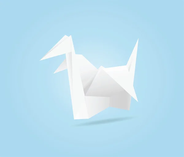 Grue Origami — Image vectorielle