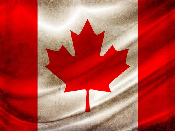 Grunge flag series - Канада — стоковое фото