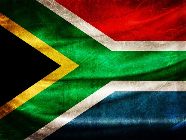 Grunge zászló sorozat - Dél-afrikai Köztársaság — Stock Fotó