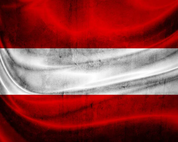 Grunge bandiera austria — Foto Stock