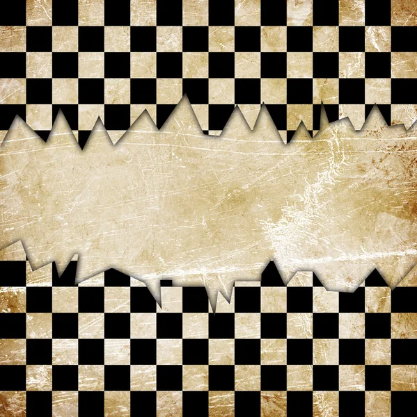 Tło grunge szachownica — Zdjęcie stockowe