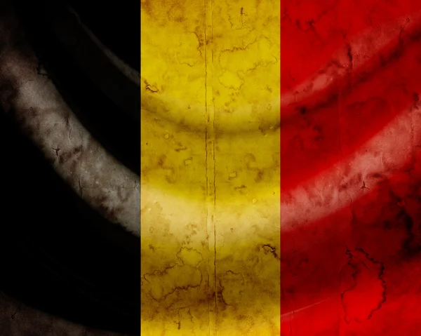 Bandeira Grunge Bélgica — Fotografia de Stock
