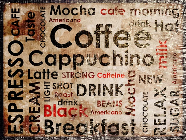 Una sorta di sfondo caffè — Foto Stock