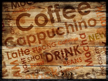 Sorts of coffe background clipart