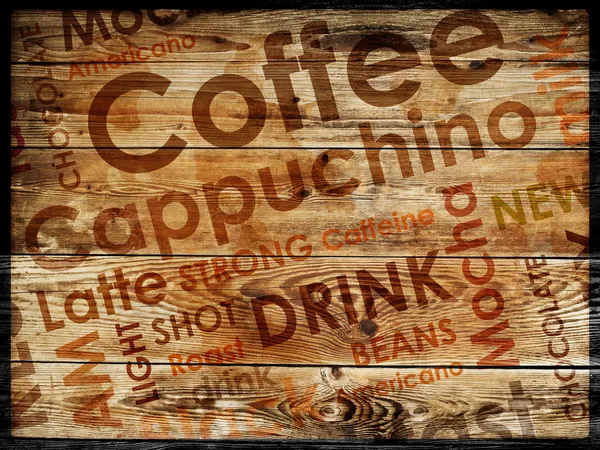 Druhy coffe pozadíコーヒーの背景の種類 — ストック写真