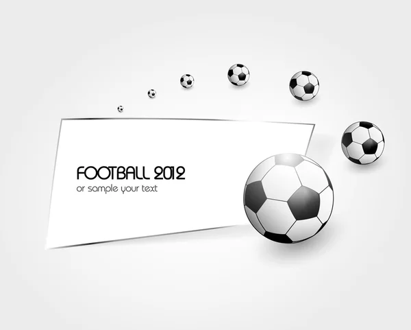Tarjeta de fútbol — Vector de stock