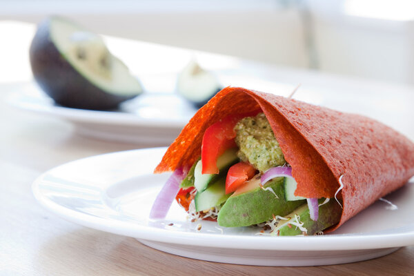 Vegan Raw Food Wrap