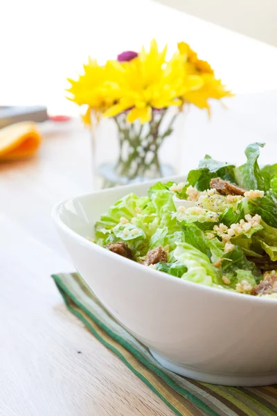 Salada Vegan Caesar — Fotografia de Stock