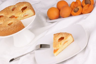 Apricot tart clipart