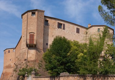 Rocca Malatestiana in Santarcangelo di Romagna clipart