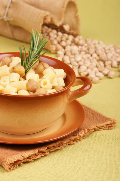 stock image Pasta with chickpea