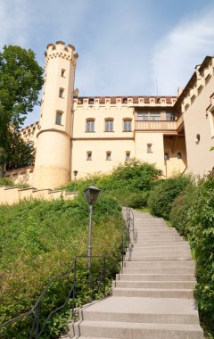 Hohenschwangau kaleye doğru tırmanmaya