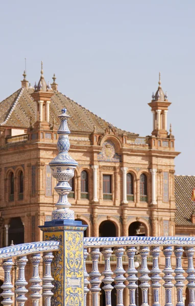 Detail of Plaza de Espana in Seville — Stock Photo, Image