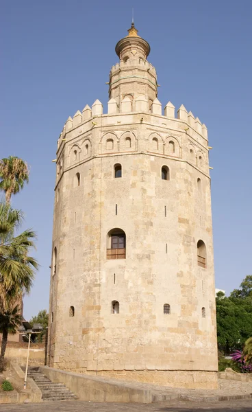 Torre del Oro Sevilla 'da — Stok fotoğraf