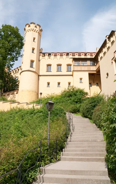 Climb to Hohenschwangau castle — Stock Photo, Image