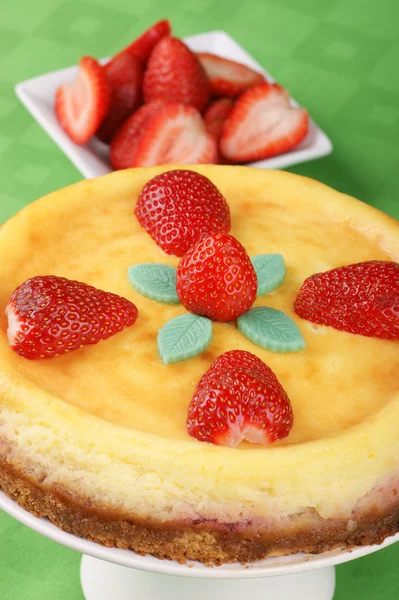 स्ट्रॉबेरी चीज केक — स्टॉक फोटो, इमेज