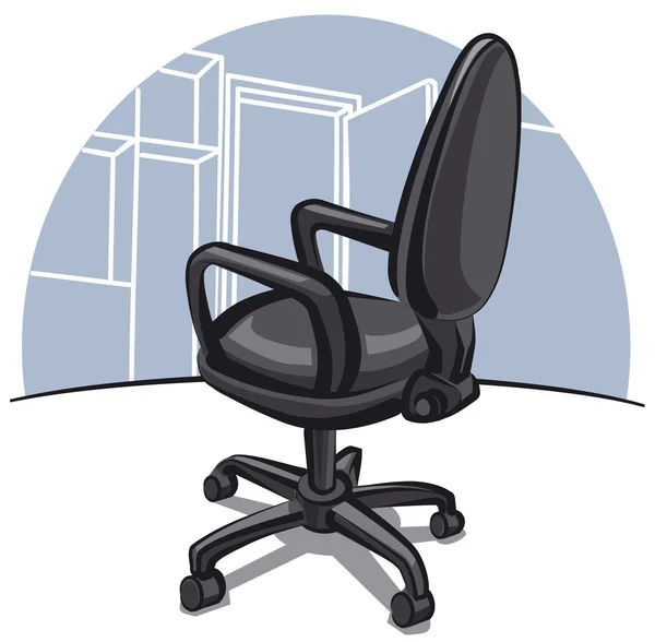 Chaise de bureau — Image vectorielle