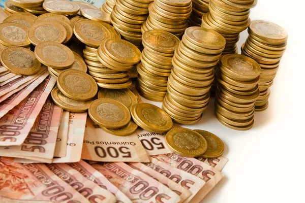 Mexické pesos peníze — Stock fotografie