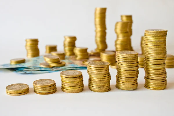 Stacks coins — Stock Photo, Image
